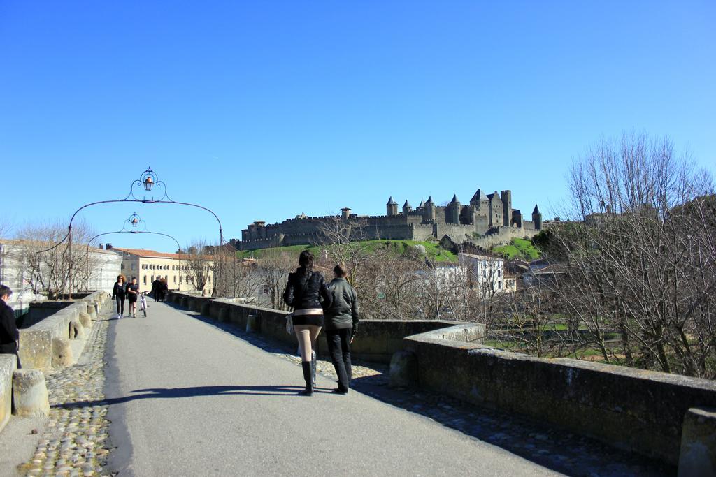 Maison Bellevue Bed & Breakfast Carcassonne Bagian luar foto